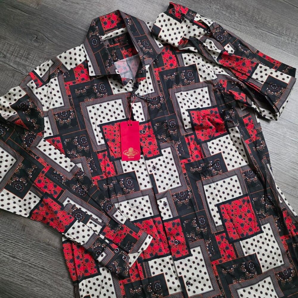 Axxess Multi-Colored Mandala Quilt Shirt